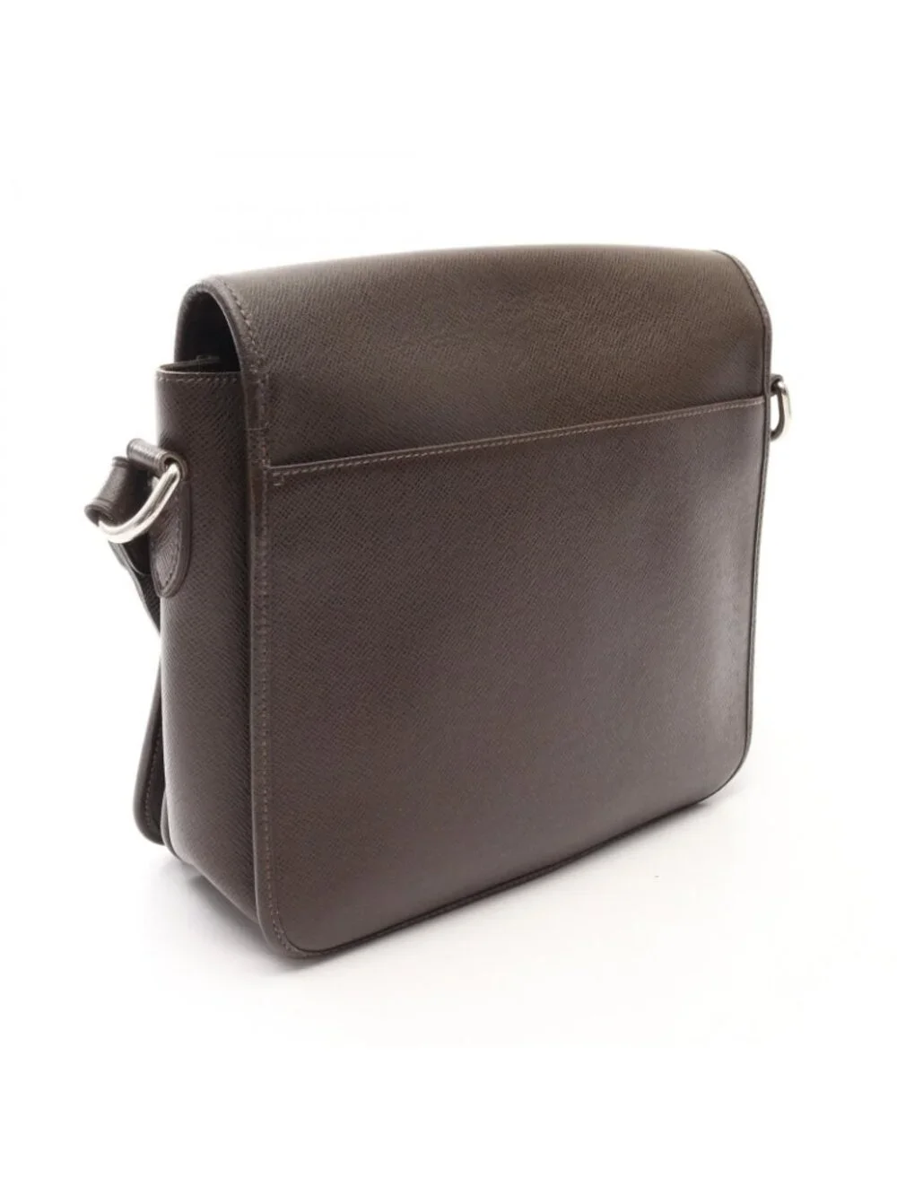 Louis Vuitton Shoulder Bag Taiga Grizzly Leather